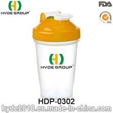 Tragbare 400 ml Kunststoff Mixer Shaker Flasche (HDP-0302)
